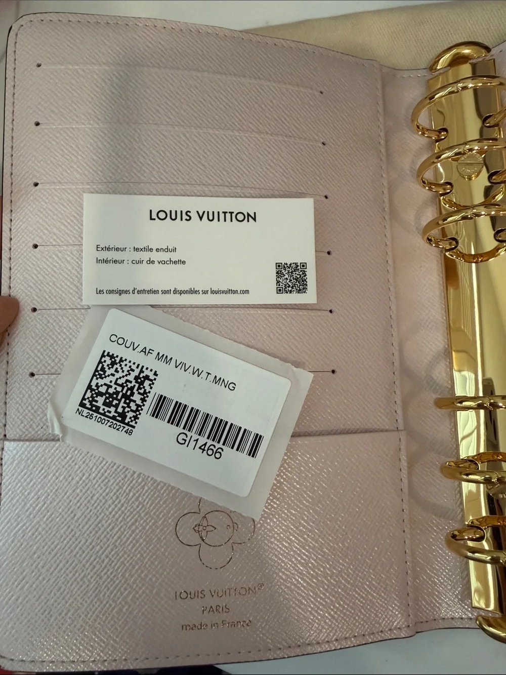Louis Vuitton MM Ring Agenda Cover 2025 LIMITED CHRISTMAS VIVIENNE EDITION